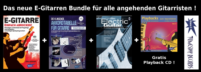 E-Gitarren-Bundle fÃ¼r angehende Gitarristen - inkl. gratis CD!!!